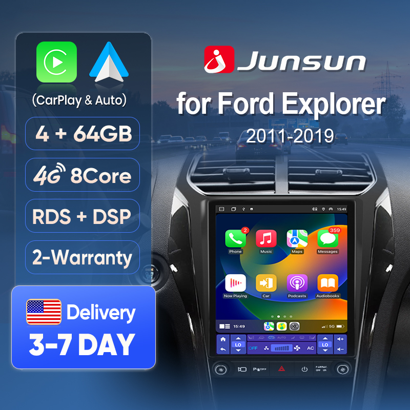 Japanese Lifestyle Called - Layar CarPlay Nirkabel Junsun untuk Ford