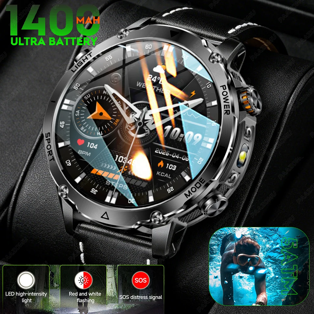 Japanese Lifestyle Brand - Jam Tangan Pintar Baterai 1400MAh Militer
