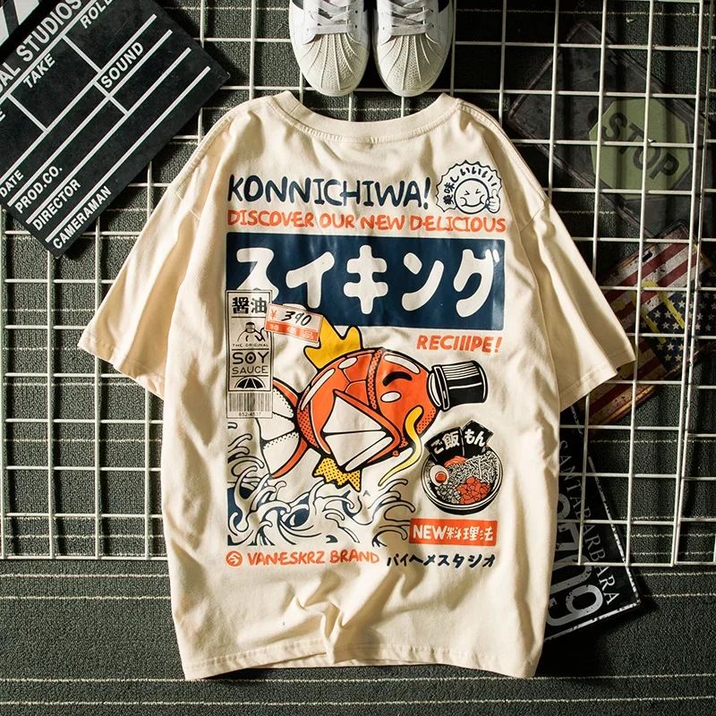 Japanese Lifestyle Brand - Kaus Lengan Pendek Gaya Jepang Harajuku