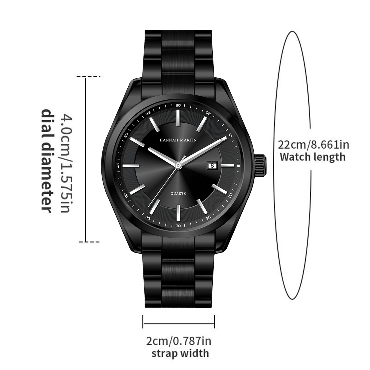 Jam Tangan Pria Merek Hannah M - Japanese Lifestyle Brand ulasan dan harga