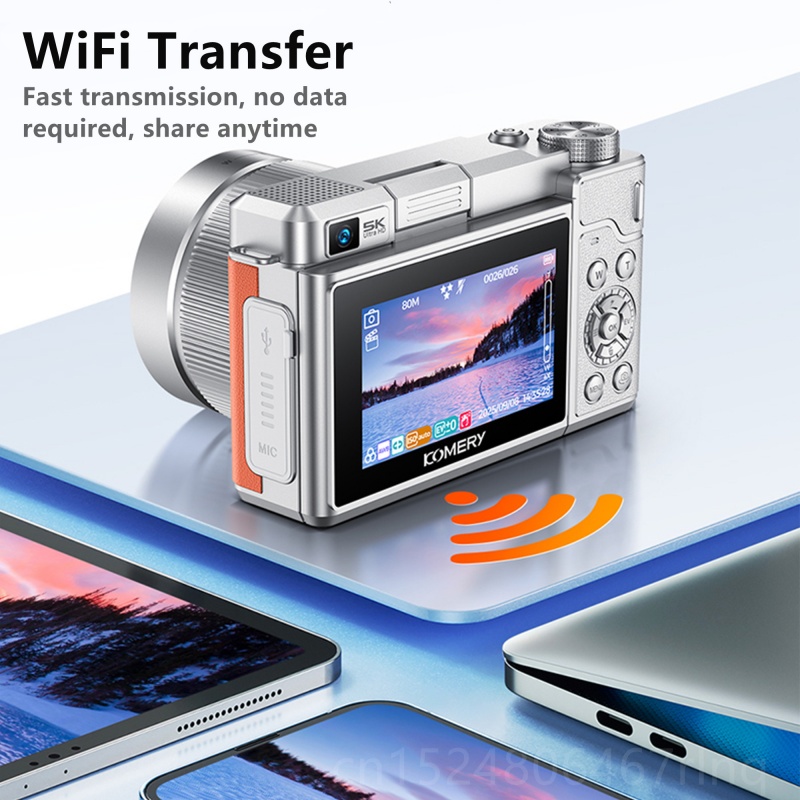 KOMERY Kamera Digital Gaya Hid - Japanese Lifestyle Vlog ulasan dan harga