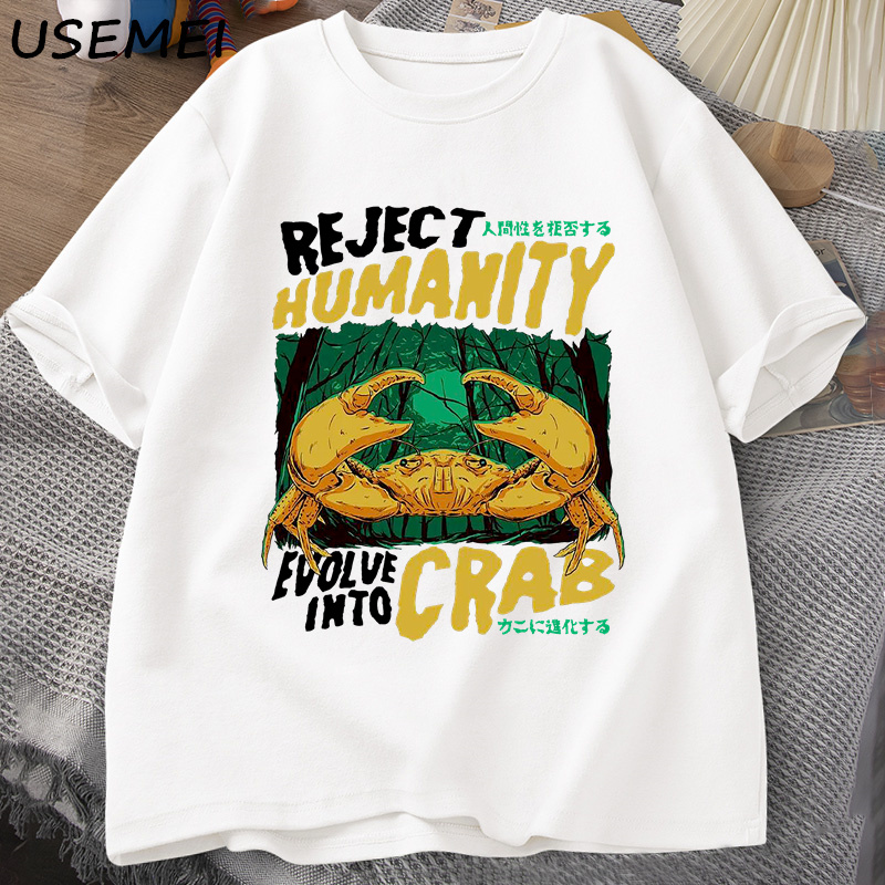 Kaus kepiting kemanusiaan Pria - Japan Lifestyle And Culture ulasan dan harga